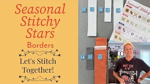 Morning Quilt Retreat! Let's Stitch Together! Borders for #FQS #SeasonalStitchyStars