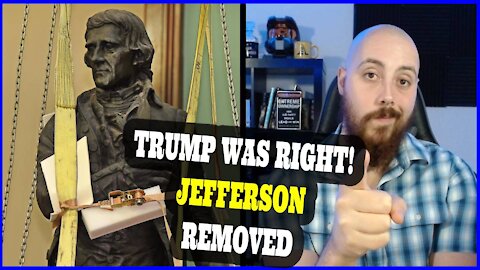 TRUMP WAS RIGHT! The Left Officially Removes Thomas Jefferson Statue From NY City Hall