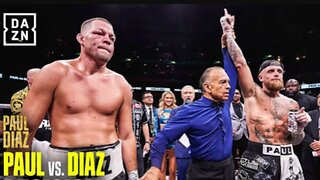 Jake Paul dominates Nate Diaz !