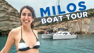 Sailing around Milos, Greek PARADISE Island