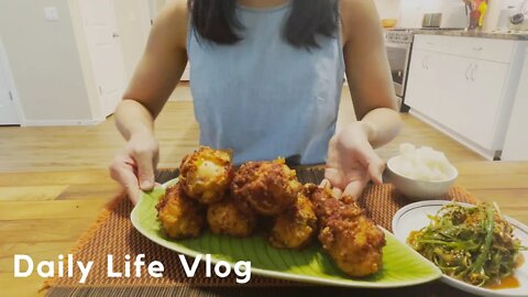 Vlog || I made Korean Fried Chicken | Raspberry Tart | Beef Bulgogi | Korean Cheese Corndog | ASMR