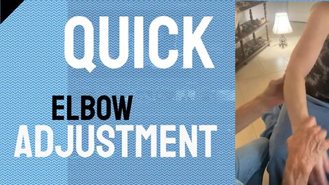 Elbow Adjustment