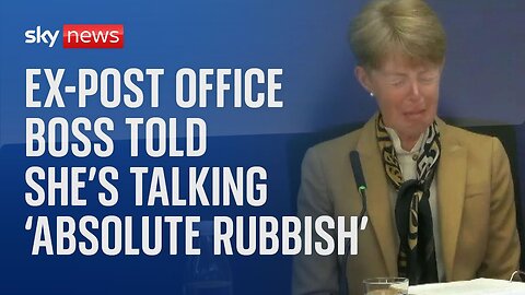 Ex-Post Office boss Paula Vennells accused of talking 'absolute rubbish'Sky News