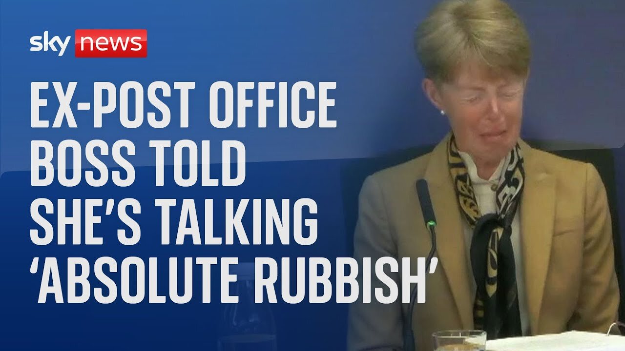 Ex-Post Office boss Paula Vennells accused of talking 'absolute rubbish ...