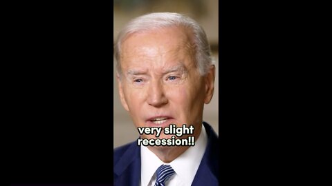 President Joe Biden Says Recession Is Not A Concern!