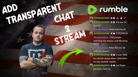 ✅ Creators Corner | How to Add Full Transparent Chat to Live Stream | OBS ✅