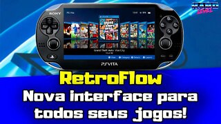 RetroFlow - Nova interface lindona para PS Vita! Reune jogos de todos sistemas em um lugar só!