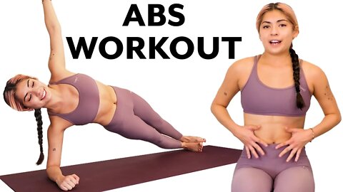 Fitness Building Abs Workout, Trim Fat & Burn Calories, Core Workout Shrink Waist Line w/ Alex