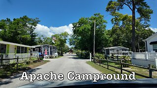 Apache Family Campground - Morning Drive Through - Myrtle Beach, South Carolina