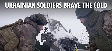Cold weather aids Ukrainian artillerymen against Russian forces near Bakhmut