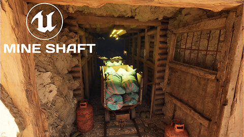 Unreal Engine 5 Mineshaft - Timelapse