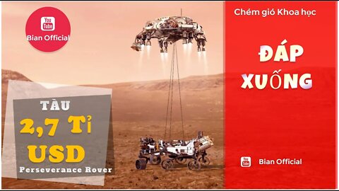 #18 Cận cảnh tàu Perseverance đáp xuống sao Hỏa, NaSA| Perseverance rover has successfully