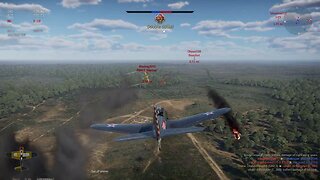 War Thunder - Roasting the other team on capture the airfields map