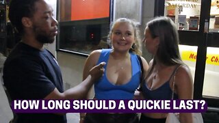 HOW LONG SHOULD A QUICKIE LAST? | Norwich answers