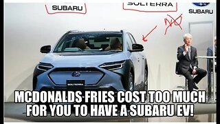 Subaru isn't investing in US EV production because McDonald's pay is too high????