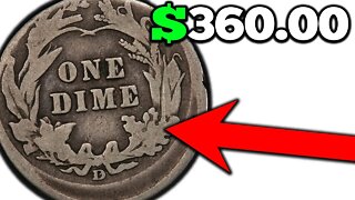 1911 Silver Barber Dimes Worth Money!