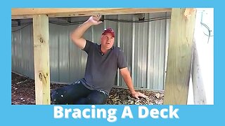 Bracing Mobile Home Deck