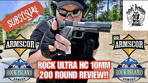 ROCK ISLAND ARMORY ROCK ULTRA HC 10MM 200 ROUND REVIEW!