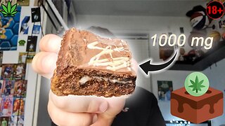 Trying my first weed brownie (1000mg edible)