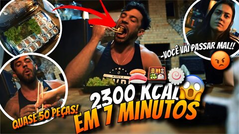 2300 KCAL EM 7 MINUTOS | Refeição livre em tempo recorde