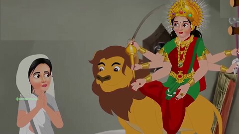 गरीब सुनीता की दुर्गा पूजा_-garib sunita ki durga puja || hindi cartoon ||