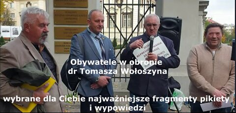 Obywatele w obronie dr Tomasza Wołoszyna
