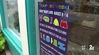 In Focus: Maryland Tax Free Week