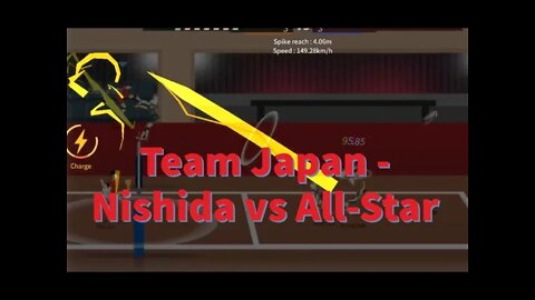 The Spike Volleyball - Team Japan - Nishida vs All-Star