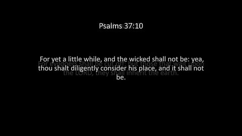 Psalms Chapter 37