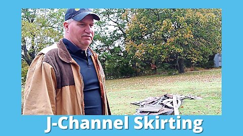 How to Install J-channel For Metal Skirting on Mobile Home