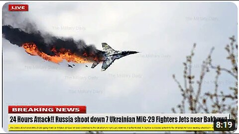 24 Hours Attack (Feb 12 2024) Russia shoot down 7 Ukrainian MiG-29 Fighters Jets near Bakhmut