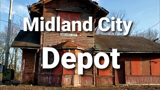 abandoned, exploring Midland City Depot. 27 Mar 2021