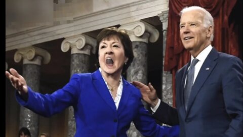 Senator Susan Collins Stands with President Joe Biden