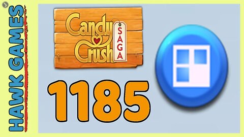Candy Crush Saga Level 1185 (Jelly level) - 3 Stars Walkthrough, No Boosters