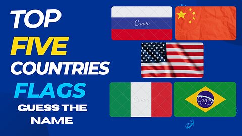 Can you guess the name of countries flags