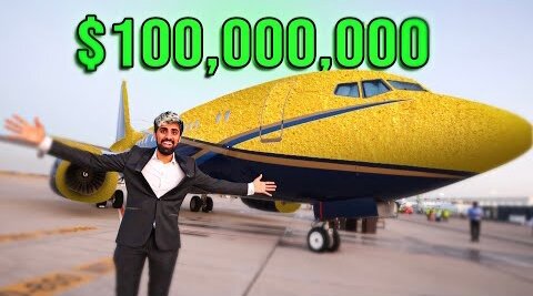 😱 Inside a 100000000$ Private Jet !!
