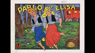 parlo y elisa leitura de comics (gibi) em espanhol