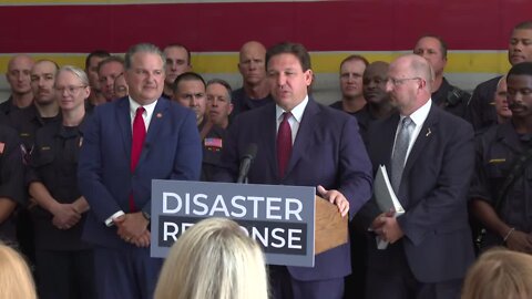 Florida Gov. Ron DeSantis holds news conference in Jacksonville