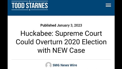 The Supreme Court case Brunson Vs Adams may overturn 2020, Kari Lake updates