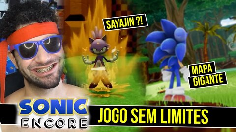 GAME dos SONHOS do SONIC com MUITOS PERSONAGENS - Sonic Encore | Rk Play
