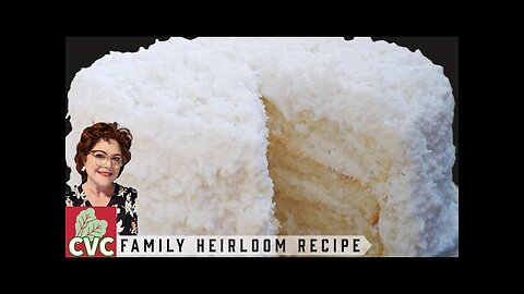 Old Fashioned Coconut Cake - Fresh Coconut Cake - Family Recipe