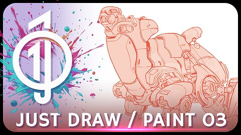 HOW TO DRAW: MECHA SERIES 01 (Line Art Process)