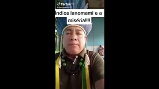 Cacique falando dos povos Yanomami de “Roraima”