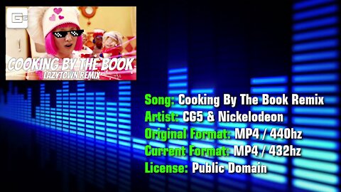CG5 - LazyTown | Cooking By The Book Remix | 432hz [hd 720p]