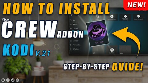 How To Install THE CREW Addon - Kodi 21 (Omega) | FULLY TESTED!