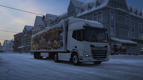 ETS2 | DAF XD 450 | Town Square WL to Maribor SI | Christmas Market Hampers 22t