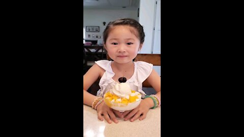 Mango Shaved ice / Little chef