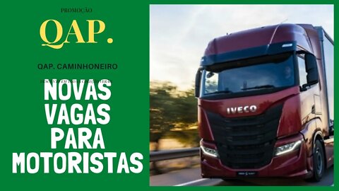 Vagas para motoristas/ 02/07/2022