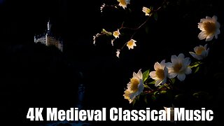 4K Medieval Classical Music - Sunny Garden | (AI) Audio Reactive Realistic | A Tranquil Stroll