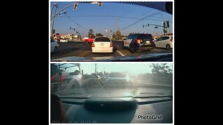 Red light runner in front of cop 😱